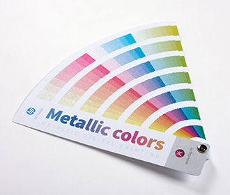 Metallic-Color Musterfächer