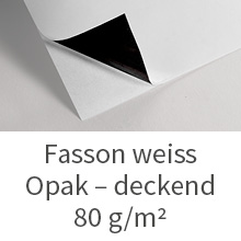 Selbstklebefolie Opak - deckend