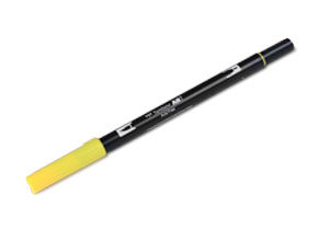 ABT Dual Brush Pen process yellow