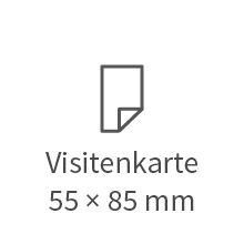 Visitenkartenformat hoch