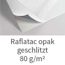 Selbstklebefolie Opak (Blickdicht) permanent geschlitzt 80 g/m²