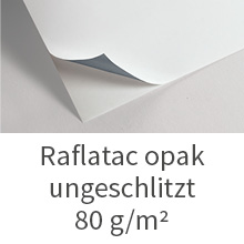 Selbstklebefolie Opak (Blickdicht) permanent ungeschlitzt 80 g/m²